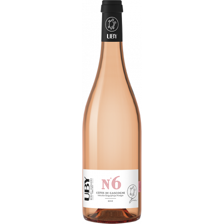 75cl IGP Côtes de Gascogne UBY N6 2023 - Rosé