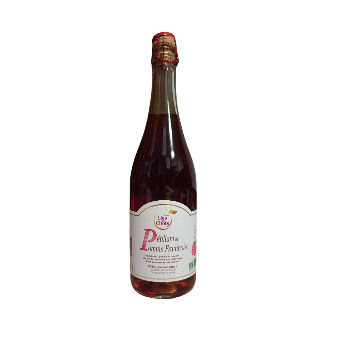 75cl Pétillant Pomme/Framboise Bio de Normandie