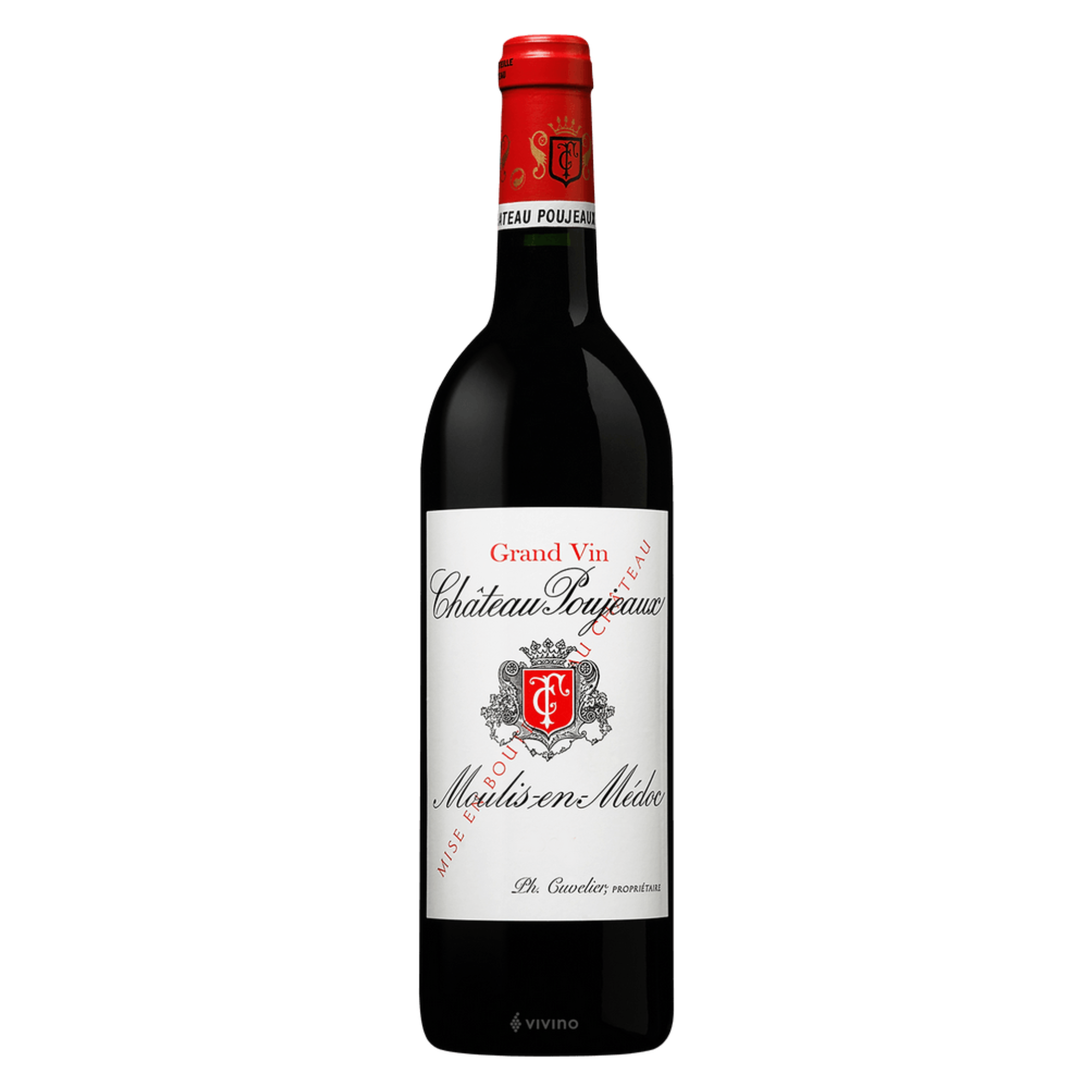 75CL AOC Moulis en Médoc Châteaux Poujeaux 2020- Rouge